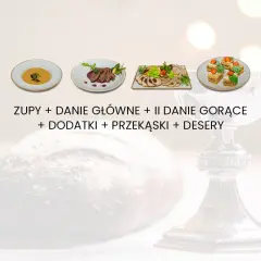 Elegancki catering komunijny: zupy, dania główne, gorące, przekąski i desery. Sprawdź nasz catering komunia cennik.