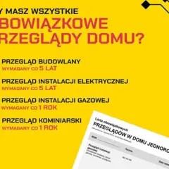 Przegląd instalacji gazowej i wentylacji to jeden z obowiązkowych przeglądów domu. Sprawdź, czy masz wszystkie przeglądy domu.