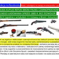 Broń czarnoprochowa może zabić. Zdjęcie przedstawia repliki broni czarnoprochowej rozdzielnego ładowania, amunicję i akcesoria.