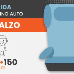 Guida seggiolino auto: il rialzo per bambini da 100-150 cm.