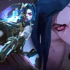 Jinx und Vi im Kampf, ein Vorgeschmack auf die düstere Action von arcane staffel 2.