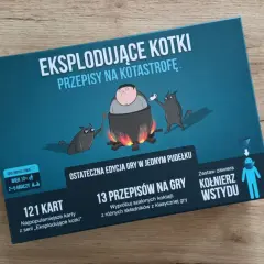 Eksplodujące kotki przepisy na kotastrofę – gra imprezowa z kotami gotującymi w kotle. Ostateczna edycja w jednym pudełku.