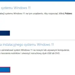 Asystent instalacji Windows 11 oferuje łatwy sposób na aktualizację. Kliknij "Pobierz teraz", aby rozpocząć.