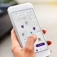 App per trovare colonnine elettriche: mappa con punti di ricarica a Roma, vicino a Via Nizza.