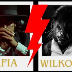 Członek mafii w kapeluszu i okularach kontra przerażający wilkołak. Kto wygra w tym starciu?