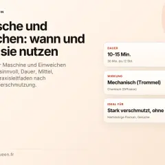 Tipps zur Vorwäsche und Einweichung für den hauptwaschgang waschmaschine. Dauer, Wirkung und ideale Anwendung für hartnäckige Flecken.
