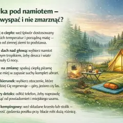 Nocleg pod namiotem: ciepły śpiwór, pewny dach, suche ubrania i cyfrowy detoks to klucz do udanej majówki. Unikaj błędów, by nie zmarznąć!