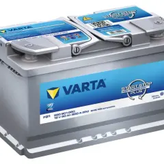 Akumulator Varta 12V 80Ah 800A z technologią AGM. Wysoka pojemność akumulatora zapewnia niezawodność.