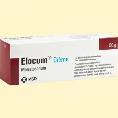 Elocom maść na co? To krem z mometasonem do stosowania dermatologicznego, w opakowaniu 50g.