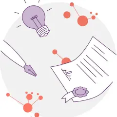Eine Glühbirne, ein Füllfederhalter und ein Zertifikat symbolisieren die Weiterbildung zur Pflegefachkraft abendschule.