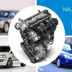 Najlepsze silniki do LPG: Volkswagen Passat, Fiat Punto, Ford Focus i szczegółowy widok jednostki napędowej.