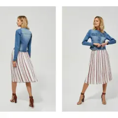 Plisowana spódnica jesienią: Stylizacje, buty, swetry unikaj błędów!