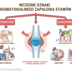 Wczesne objawy RZS: sztywność stawu, opuchlizna, zmęczenie, gorączka, utrata apetytu. Zwróć uwagę na te sygnały.