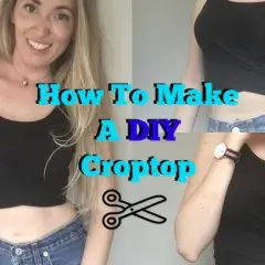 Jak zrobić crop top z bluzki? DIY bez szycia w 15 minut!