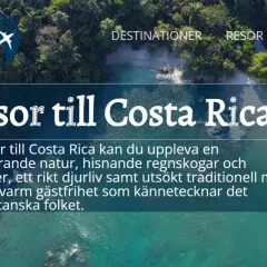 Resor till Costa Rica bjuder på fantastisk natur, regnskogar och djurliv. Här är några tips för din resa till Costa Rica.