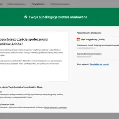 Jak anulować Photoshop? Poradnik, opłaty i co z Twoimi plikami?