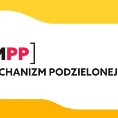 Logo z czerwonymi strzałkami i napisem [MPP] MECHANIZM PODZIELONEJ PŁATNOŚCI. Dowiedz się, od jakiej kwoty obowiązuje.