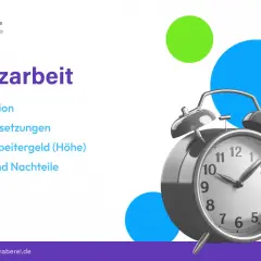 Wecker symbolisiert die Frage: Kurzarbeit wie lange? Infos zu Definition, Voraussetzungen, Höhe des Kurzarbeitergeldes und Vor-/Nachteilen.