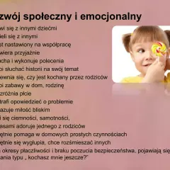 Co potrafi 3 latek: bawi się z innymi, dzieli się, słucha, okazuje miłość, ale też boi się i bywa płaczliwy.