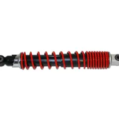 Amortiguador rojo y negro, un accesorio esencial para tu Aprilia SR GT 125.