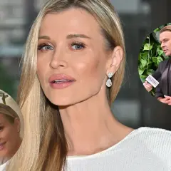 Kobieta z kolczykami, obok niej zdjęcie z mężem, a w tle Dawid Woliński.