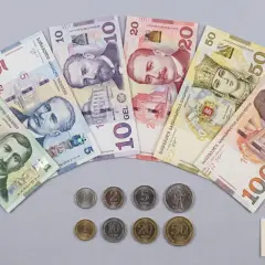 Gruzińskie lari i tetri, waluta używana w Kutaisi. Ceny w Gruzji są zróżnicowane, ale te banknoty i monety pomogą Ci w zakupach.