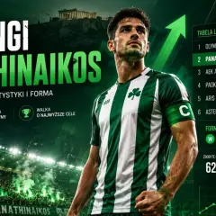 Piłkarze z Aten, Panathinaikos, zajmują drugie miejsce w tabeli ligowej. Ich forma jest świetna, zdobywają wiele bramek.