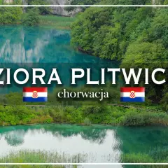Zadar Jeziora Plitwickie, Chorwacja. Turkusowe wody, bujna zieleń i kamienne klify tworzą malowniczy krajobraz.