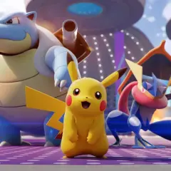 Pikachu, Blastoise, Greninja i Charizard gotowi do walki w grze na Nintendo Switch. Szukasz darmowe gry na nintendo switch?