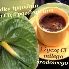Życzenia na środę: teksty, GIFy, kawa popraw humor w środku tygodnia!
