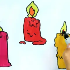 Jak narysować świeczkę – proste kroki dla każdego artysty