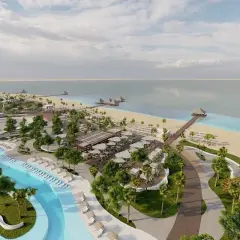 Luksusowy kompleks Rixos Radamis Sharm El Sheikh z basenami, plażą i molo. Idealne miejsce na wakacje.