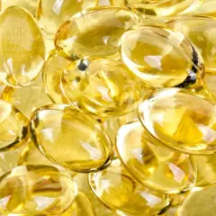 Gula kapslar med d-vitamin, som kan hjälpa mot depression.