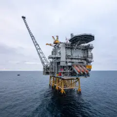 Platforma wiertnicza Johan Castberg na Morzu Barentsa.