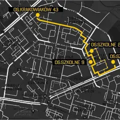 Jak łatwo dojechać do Osiedla Szkolnego w Krakowie - Sprawdź trasy