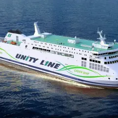 Nowy prom "Unity Line" płynie po morzu, łącząc Polskę z Norwegią. Ten ekologiczny statek LNG Hybrid to przyszłość transportu morskiego.