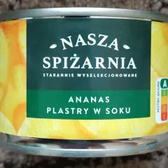 Dokładna kaloryczność ananasa z puszki - wartości odżywcze w różnych syropach