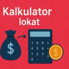 Kalkulator lokaty pomoże Ci szybko jak obliczyć zysk z lokaty. Worek z pieniędzmi i moneta symbolizują finanse.