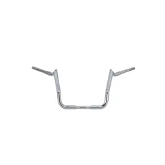 Manubrio ape hanger cromato per moto, con un design iconico che eleva lo stile e il comfort di guida.