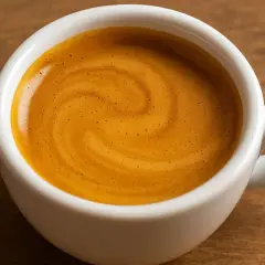 Aksamitna pianka na filiżance kawy. Espresso co to? Intensywny aromat i głęboki smak.