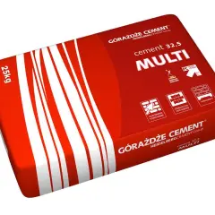 Worek cementu Górażdże MULTI 25kg. Zastanawiasz się, ile kosztuje worek cementu? Ten produkt nadaje się do murowania, tynkowania, stabilizacji pod kostkę i fundamentów.