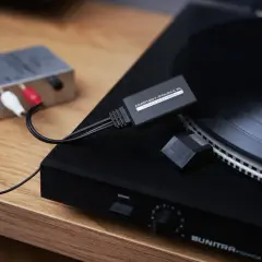 Adapter bluetooth do starej wieży Unitra Fonica. Podłącz go i ciesz się muzyką bezprzewodowo.