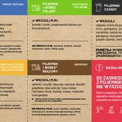 Przewodnik segregacji odpadów: do jakiego kosza puszki, papier, szkło, plastik, bio i zmieszane.