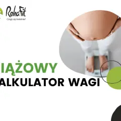 Kalkulator wagi ciążowej pomoże Ci dowiedzieć się, ile można przytyć w ciąży. Zdjęcie przedstawia ciężarną na wadze.