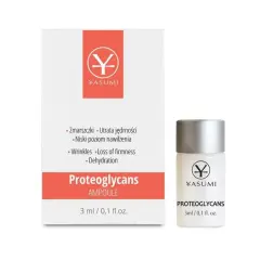 Yasumi Proteoglycans Ampoule, zwalczająca zmarszczki i odwodnienie skóry.
