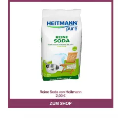 Heitmann Reine Soda: vielseitig einsetzbar, z.B. zum abfluss reinigen mit natron. Für Haushalt & Garten.