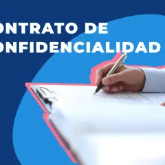 Firma de un contrato de confidencialidad en España.