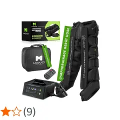 Lymphdrainage Hose von Movo, ideal für die Anwendung zu Hause. Dieses Gerät könnte auch von der Krankenkasse bezuschusst werden.