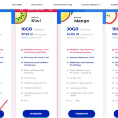Chcesz wiedzieć, jak zrobić stronę w WordPress? Sprawdź hostingi z autoinstalatorem WordPress, darmowym testem i optymalizacją. Wybierz plan dla siebie!