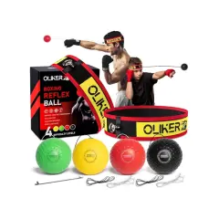 Learn how to use a reflex ball for boxing training. This kit includes a headband, multiple balls, and instructions for improving coordination and speed.